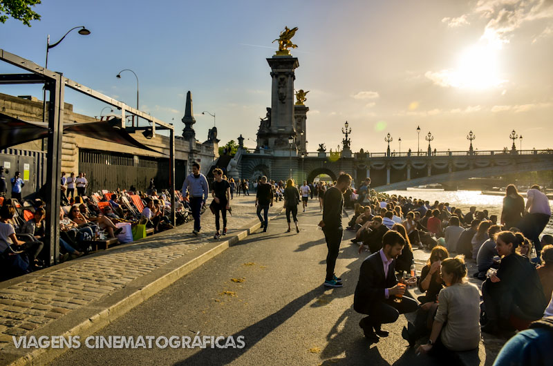 A Paris do filme Antes do Pôr do Sol: às margens do Rio Sena