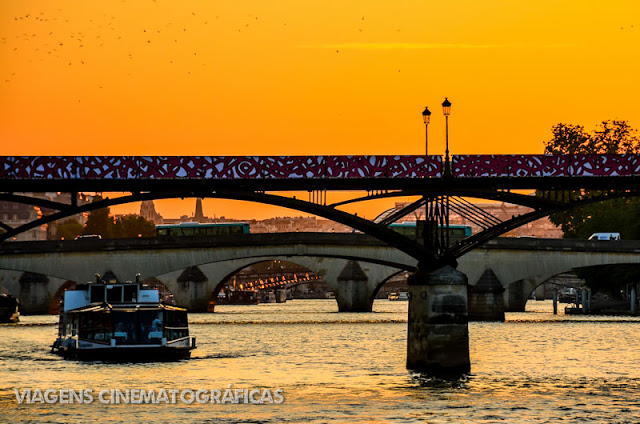 Margens do Rio Sena - Pôr do Sol