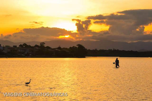 Pôr do Sol Lagoa de Ibiraquera Imbituba