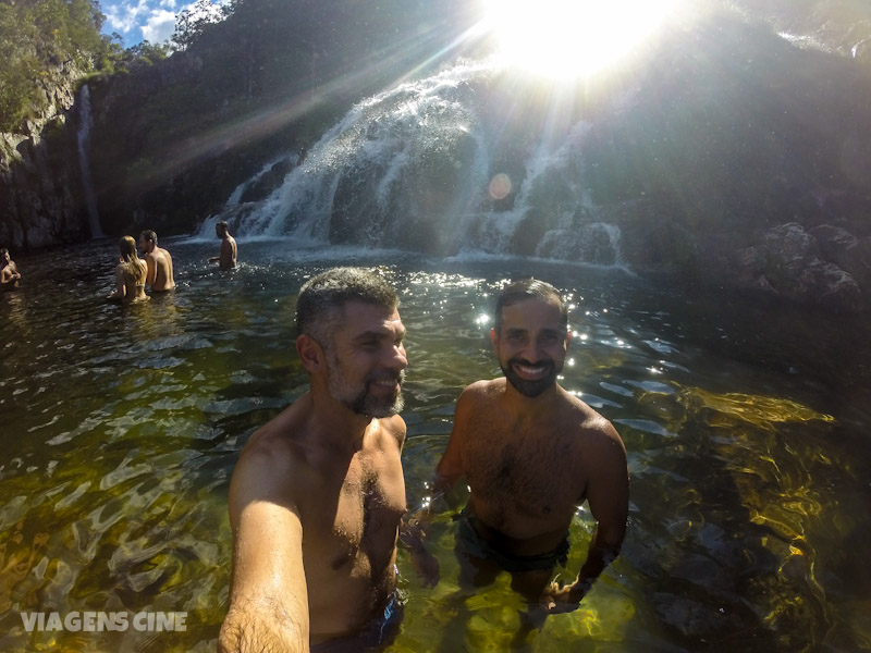 Cachoeira Santa Bárbara e Cachoeira da Capivara: Chapada dos Veadeiros, Cavalcante