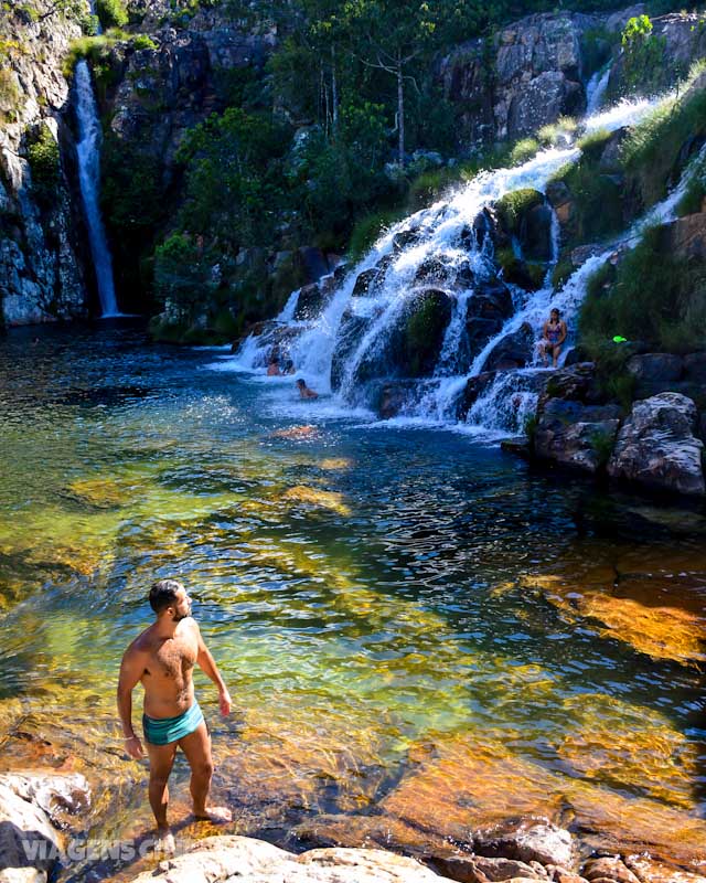 Cachoeira Santa Bárbara e Cachoeira da Capivara: Chapada dos Veadeiros, Cavalcante