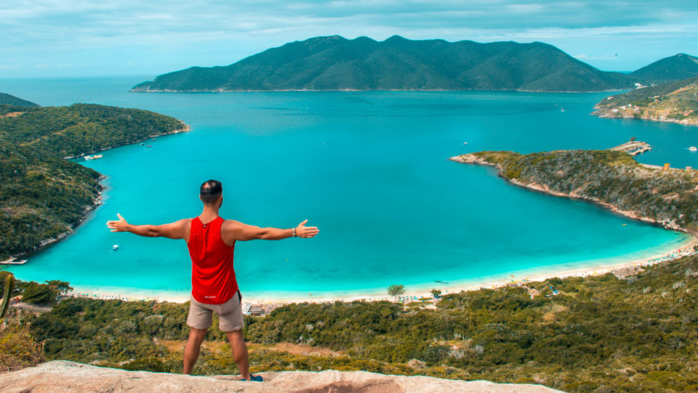 Arraial do Cabo: Trilha e Mirante para a Praia do Forno - Morro da Cabocla