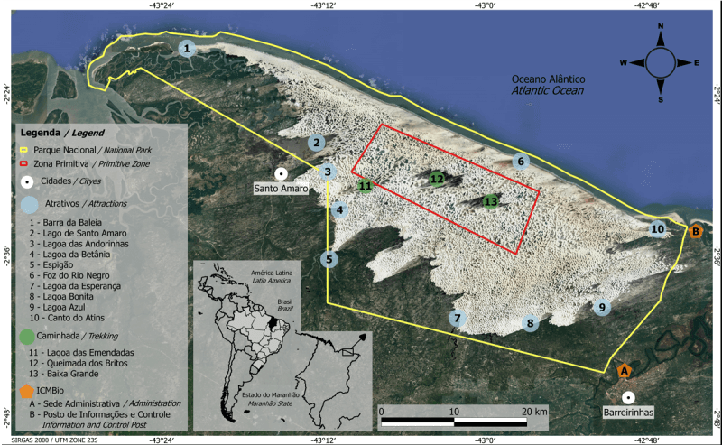 O que fazer em Barreirinhas - Lençóis Maranhenses: Melhores Passeios - Lagoa Azul e Rio Preguiças