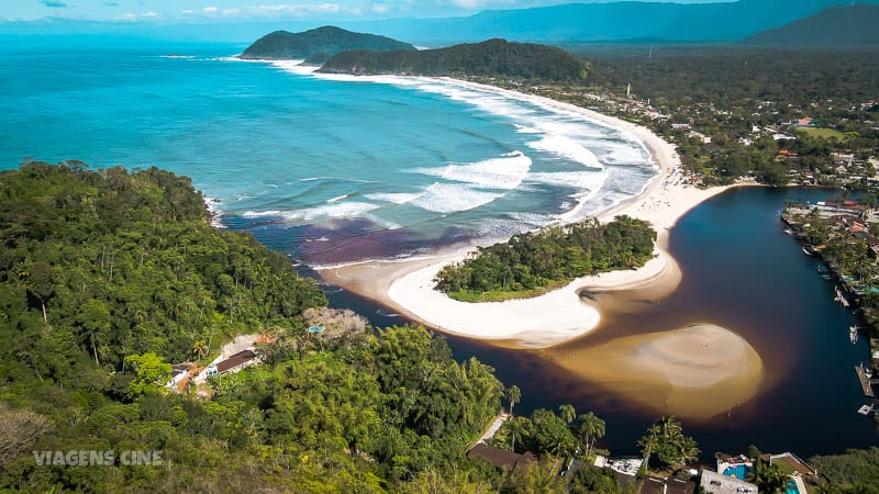 Maresias: Praia da Barra do Una