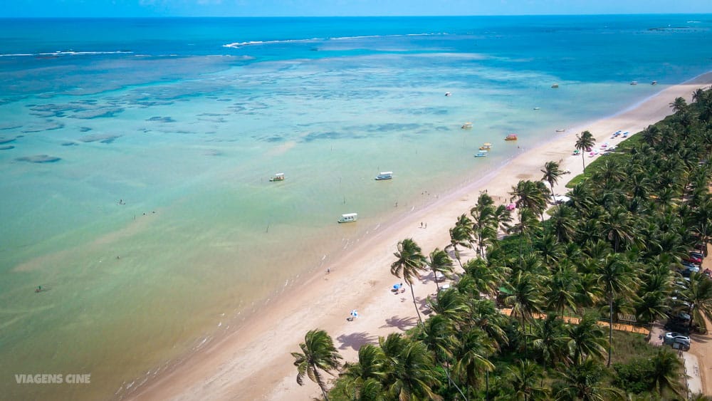 Praia do Patacho, em Porto de Pedras